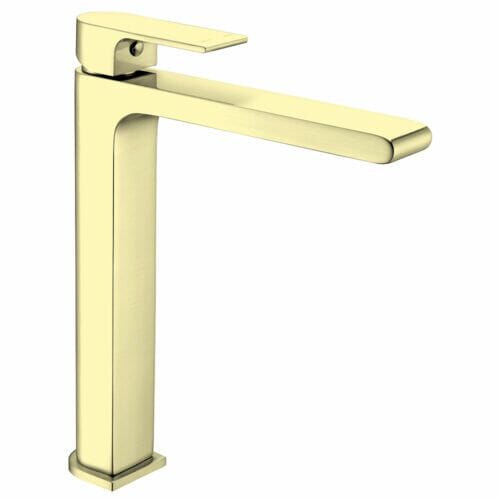 Bianca Tall Basin Mixer Brushed Gold Bianca Tall Basin Mixer Brushed Gold
