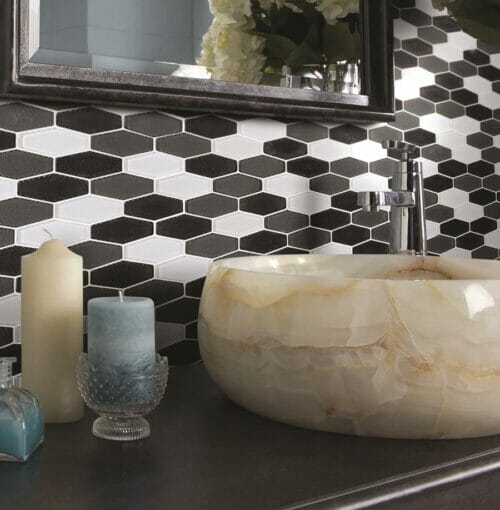 Hexa BWG Hexa BWG Tile Spashback Installation