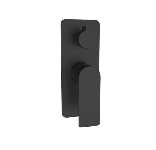 Sky Wall Mixer With Diverter Matte Black Sky Wall Mixer With Diverter Matte Black