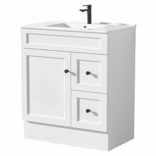 Joyce PVC Vanity Unit 75cm Joyce 75cm Vanity with kicker