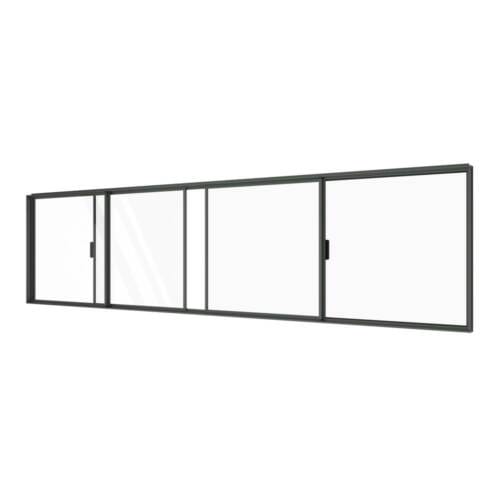 Double Sliding Window with Two Outer Fixed Lites Double Slider with Two Outer Fixed Lites