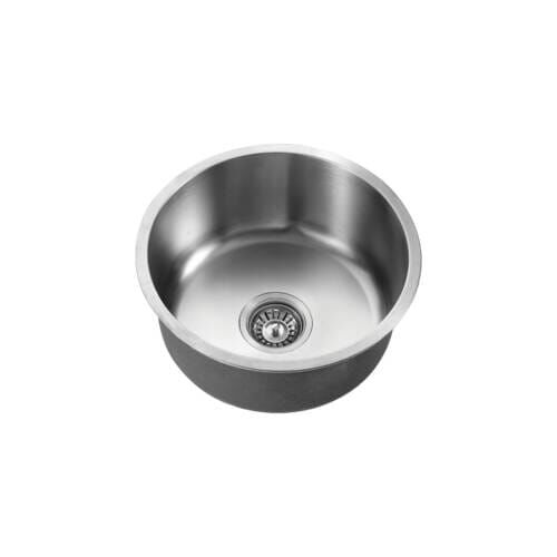Alpine Hamersley Brushed Stainless Round Sink Hamersley Brushed Stainless Round Sink
