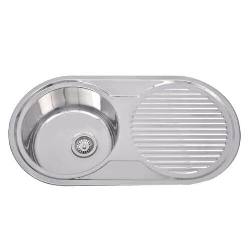Alpine Orbit Single Bowl Sink & Drainer