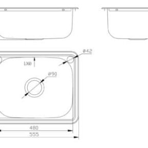 Alpine S:S Insert Laundry Sink 35L Drawings Alpine S/S Insert Laundry Sink 35L Drawings