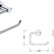 Round Toilet Paper Holder Specs