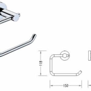 Round Toilet Paper Holder Specs