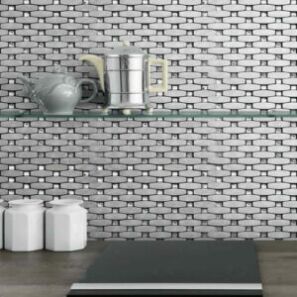 Bling Silver mosaic tile concept