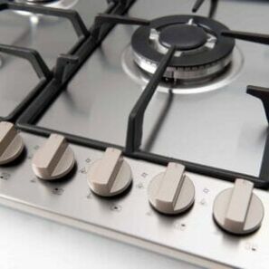 90cm Gas Cooktop ECT900GX - control knobs