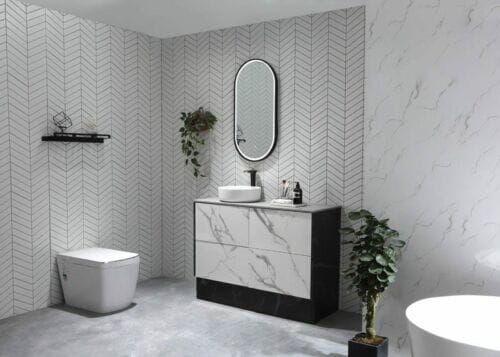 Gatsby Framed LED Mirror 450x900mm Great Gatsby LED Mirror 450x900mm