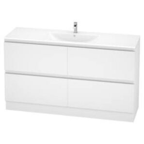 marine 150cm 4 drawer pvc vanity unit