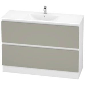 moonstone mist drawer fronts on two drawer vanity unit