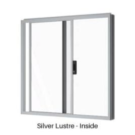Single Sliding Window Silver Lustre Inside