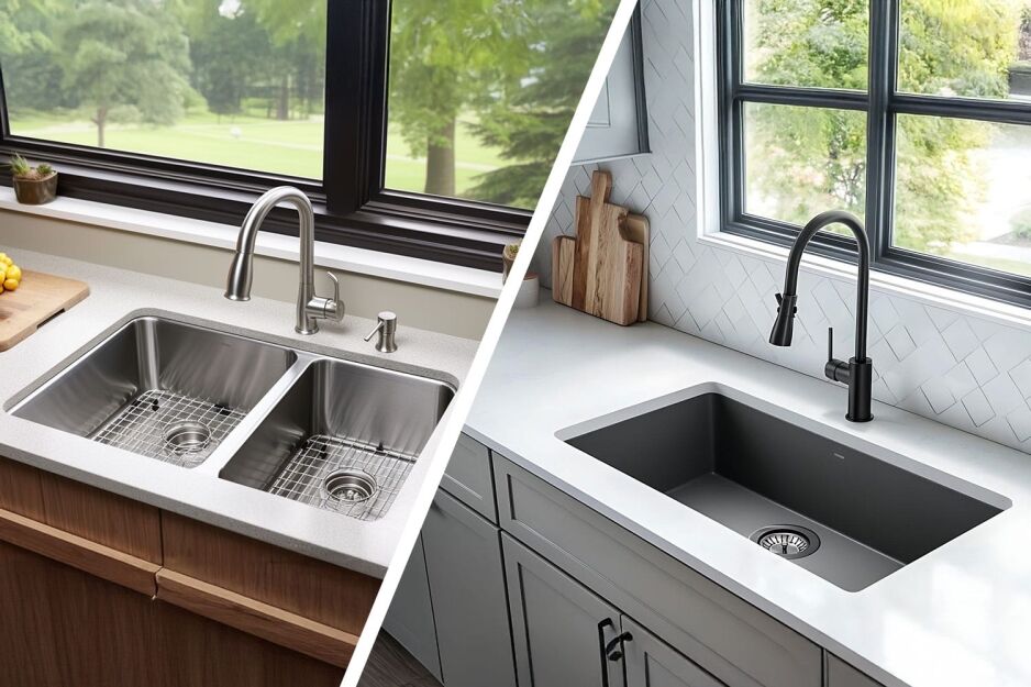 Double vs Single Bowl Kitchen Sinks