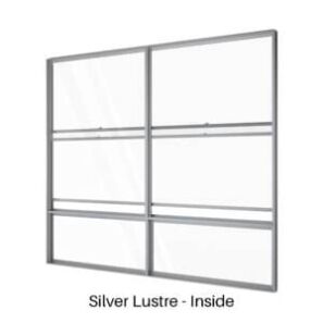 Double Double Hung over two Lowlites Silver Lustre Inside