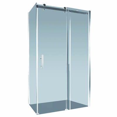 Aspen Shower Door & Return Aspen Shower