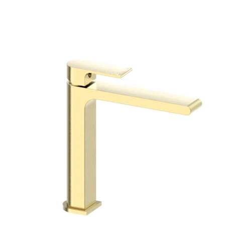 Bianca Mid Tall Basin Mixer Brushed Gold - Right