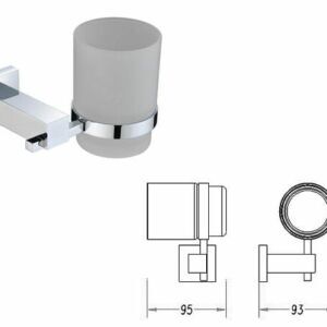 Square Toothbrush Holder Specs