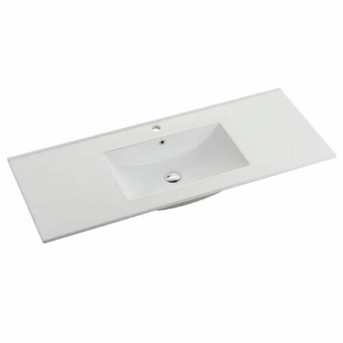 120cm Ceramic Vanity Top Matte White 120cm-White-discount-Vanity-Top-cheap