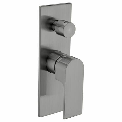 Bianca Gunmetal Bath/Shower Mixer with Diverter