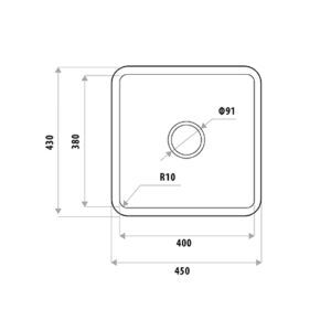 Liberty Single Bowl Sink Specs
