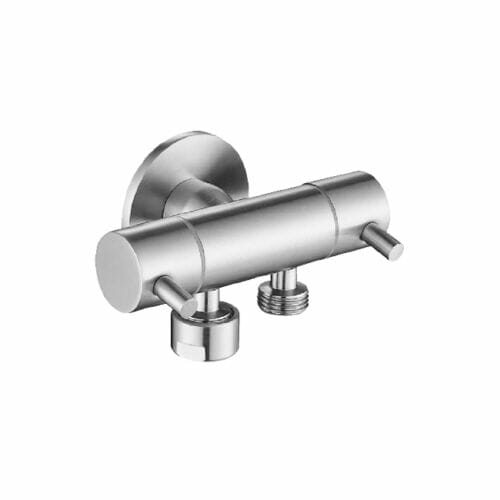 Dual Control Mini Cistern Cock - Stainless Steel