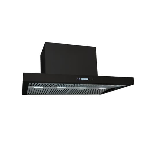 120cm Black Alfresco Hood Touch Control