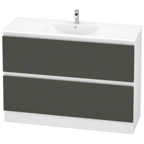 twilight titanium drawer fronts on marine vanity unit