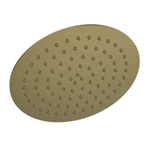 Sky Round Slim Shower Head Brushed Gold