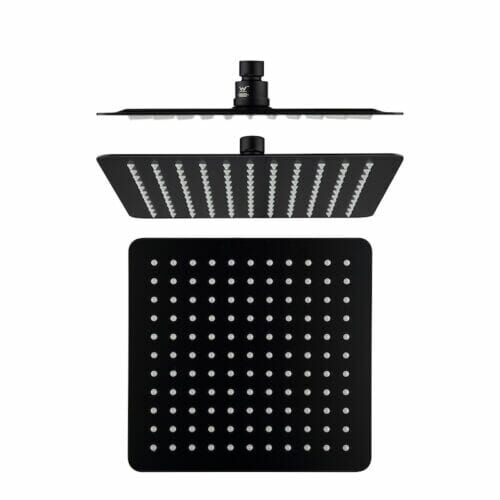 Cube S/S Slim Shower Head Black Cube Black Slim Shower Head