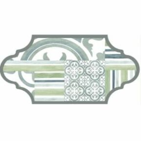 Garden Green Feature Tile Variant 4