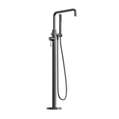 Opal Graphite Freestanding Bath Mixer With Hand Shower Opal Freestanding Bath Mixer With Hand Shower Graphite NR251903AGR