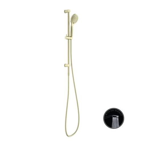 Opal Brushed Gold Shower Rail With Air Shower Opal Shower Rail With Air Shower Brushed Gold NR251905aBG