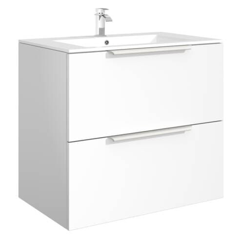Cassie 2 Drawer PVC Vanity Unit 75cm