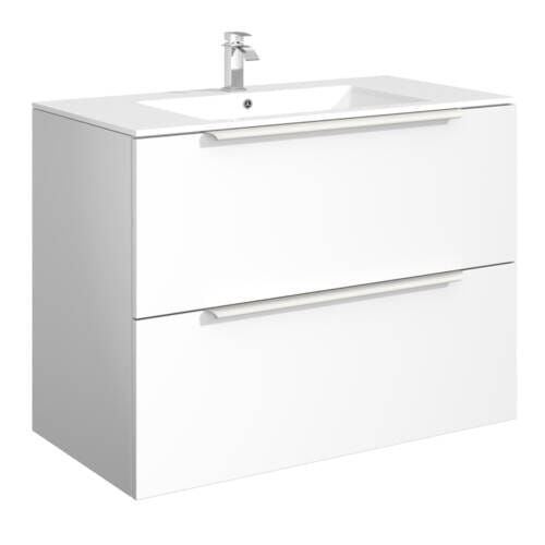 Cassie 2 Drawer PVC Vanity Unit 90cm