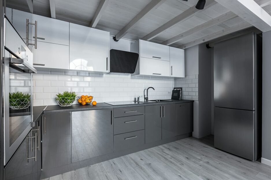 grey kitchen
