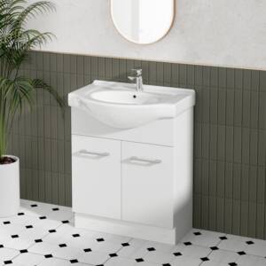 Jessica Semi-Recessed 700mm Bathroom Vanity Installation