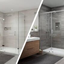 Frameless Shower Screens vs. Semi-Frameless
