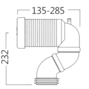 JT43 Variable S-Trap Pan Connector Specs