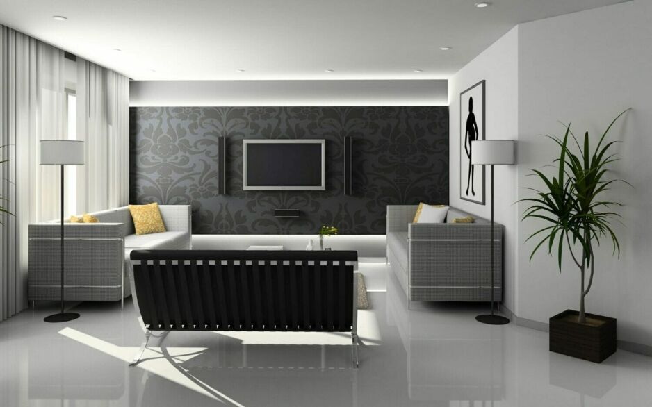 minimalistic floor tiles