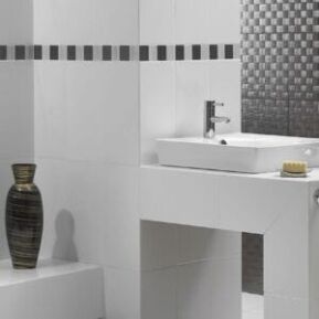 Romani-Serenity-Bianca-ls Matte White Romani Serenity Bianca Tile Installation