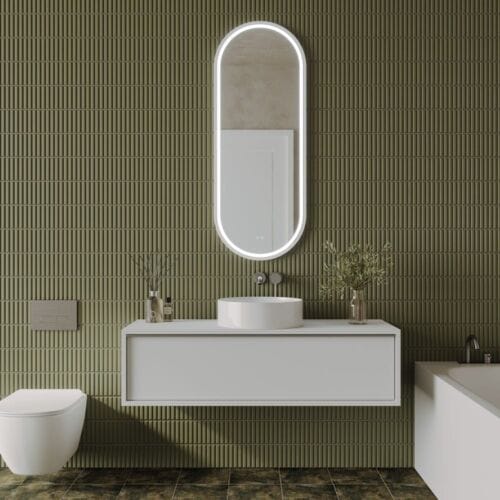 Great Gatsby Framed LED Mirror 450x1200mm Great Gatsby Framed LED Mirror 450x1200mm