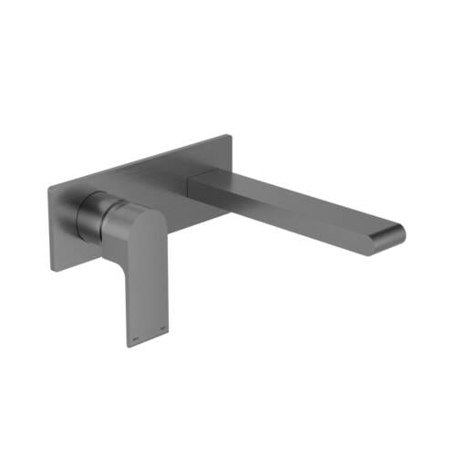 Bianca Wall Basin-Bath Mixer 230mm Gunmetal Bianca Wall Basin-Bath Mixer 230mm Gunmetal