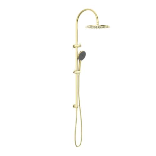 Opal Brushed Gold Twin Shower With Air Shower II Opal Twin Shower With Air Shower II Brushed Gold NR251905HBG