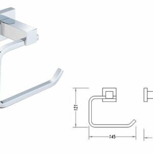 Square Toilet Paper Holder Specs