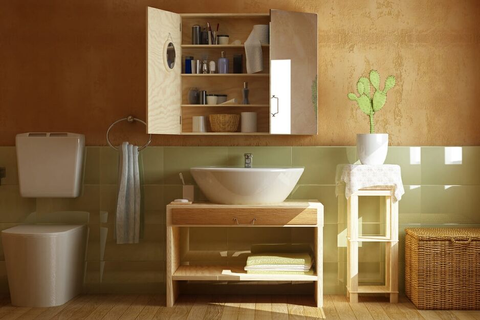 bathroom mirror cabinet