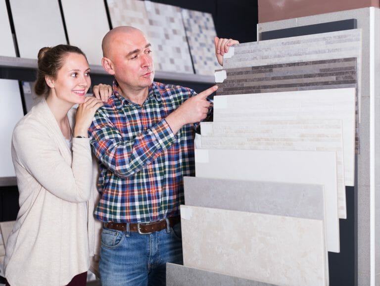 Shopping for floor tiles in Perth