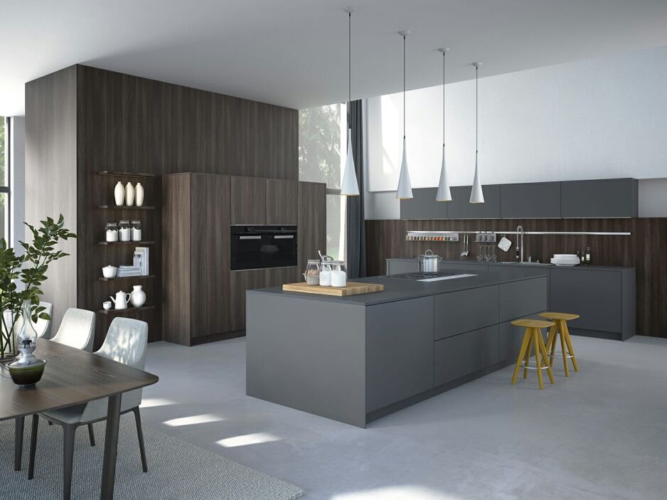 grey kitchen