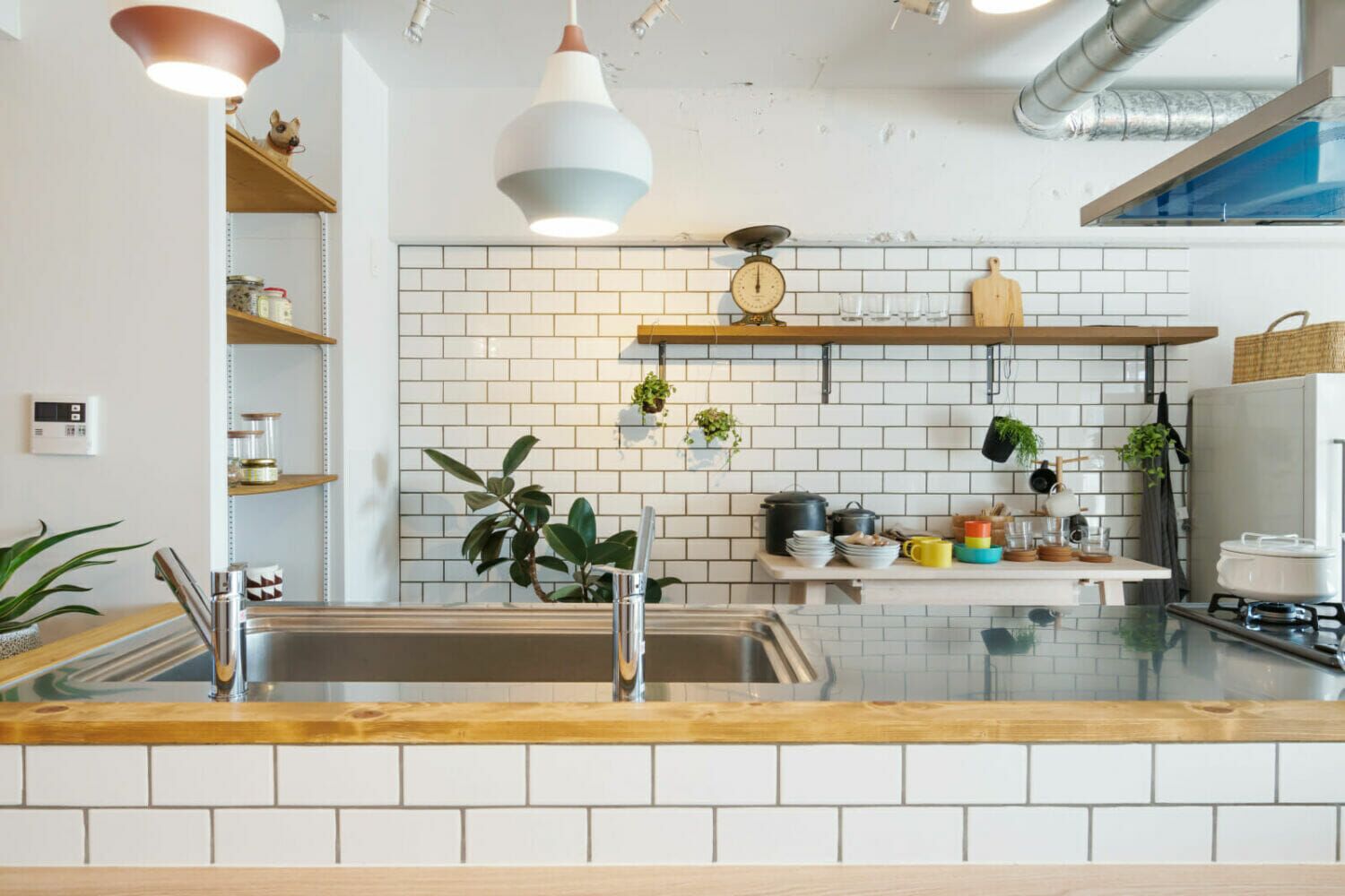 Subway Tiles in Kitchen