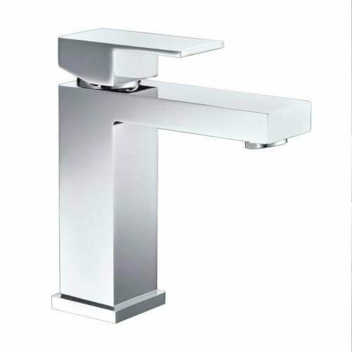 Cube Chrome Basin Mixer