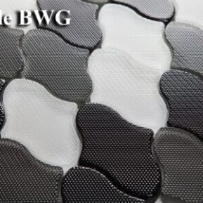 Ovale BWG tile - close up